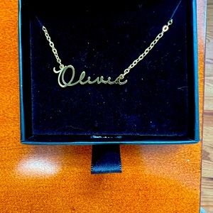 Olivia necklace from Mint and Lily